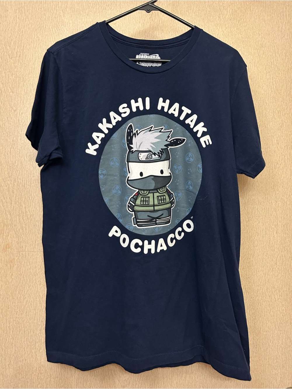 Naruto x Hello Kitty - Pochacco & Kakashi Shirt - Size L